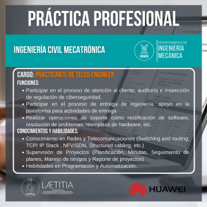 Práctica Profesional en Huawei Chile!