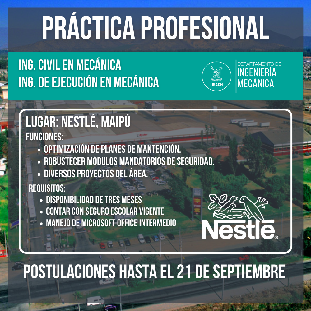 practica nestle en maipu