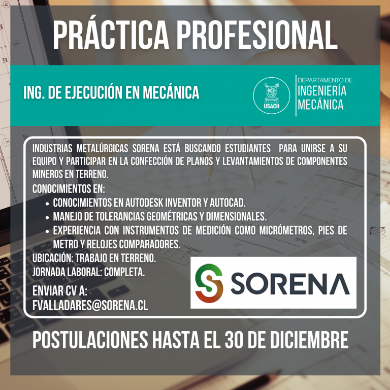 práctica profesional sorena