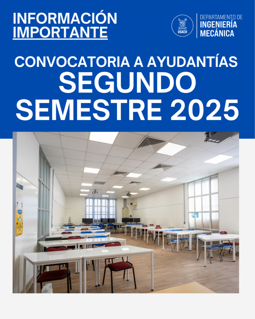 Convocatoria Ayudantías DIMEC – Segundo Semestre 2025
